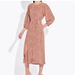 AYR the petal dress in Bambi dot